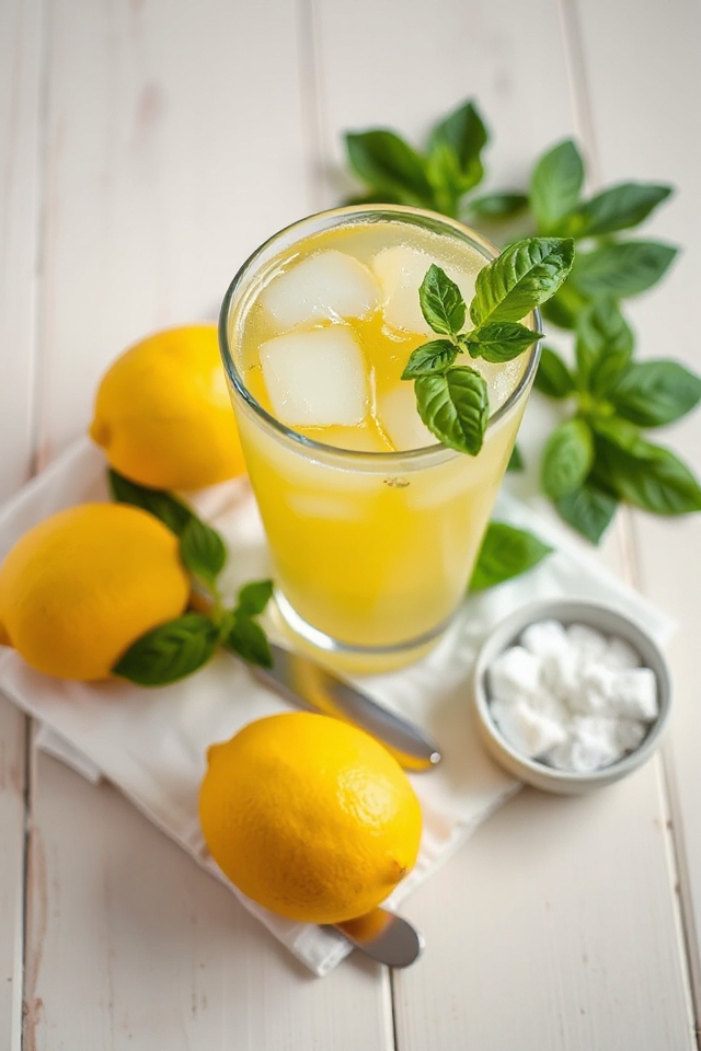 basil infused refreshing lemonade recipe