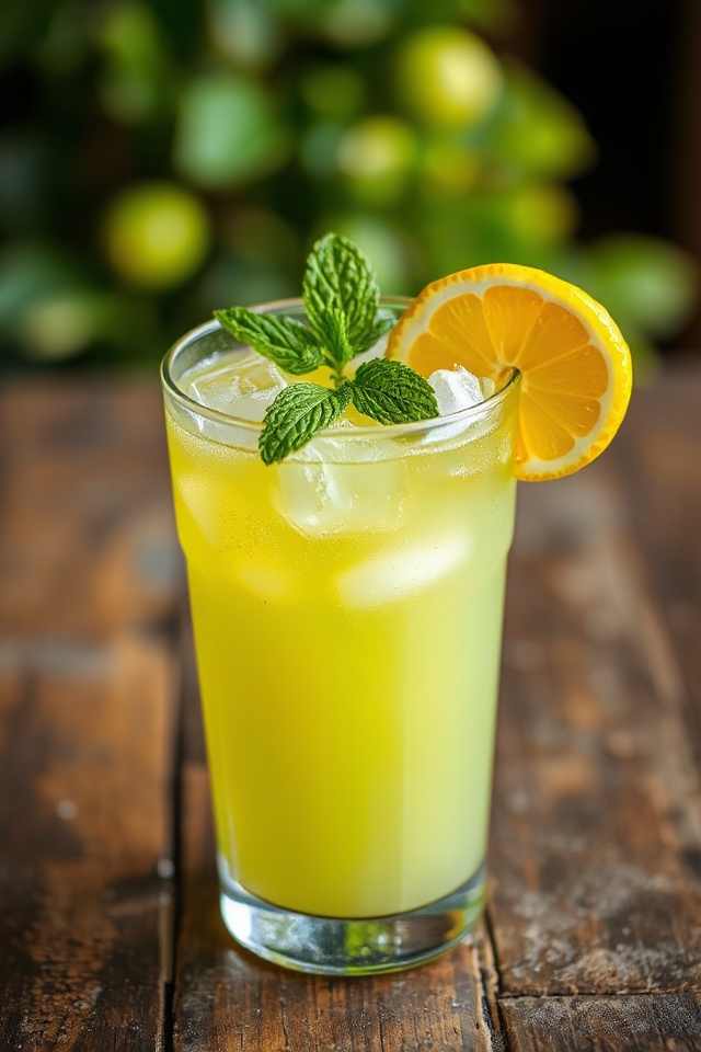 brew mix chill garnish