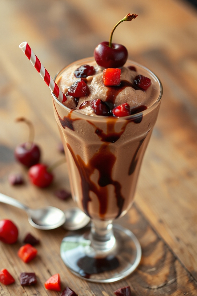 chocolate cherry mocktail recipe
