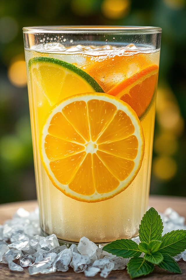 citrus infused thirst quenching elixir
