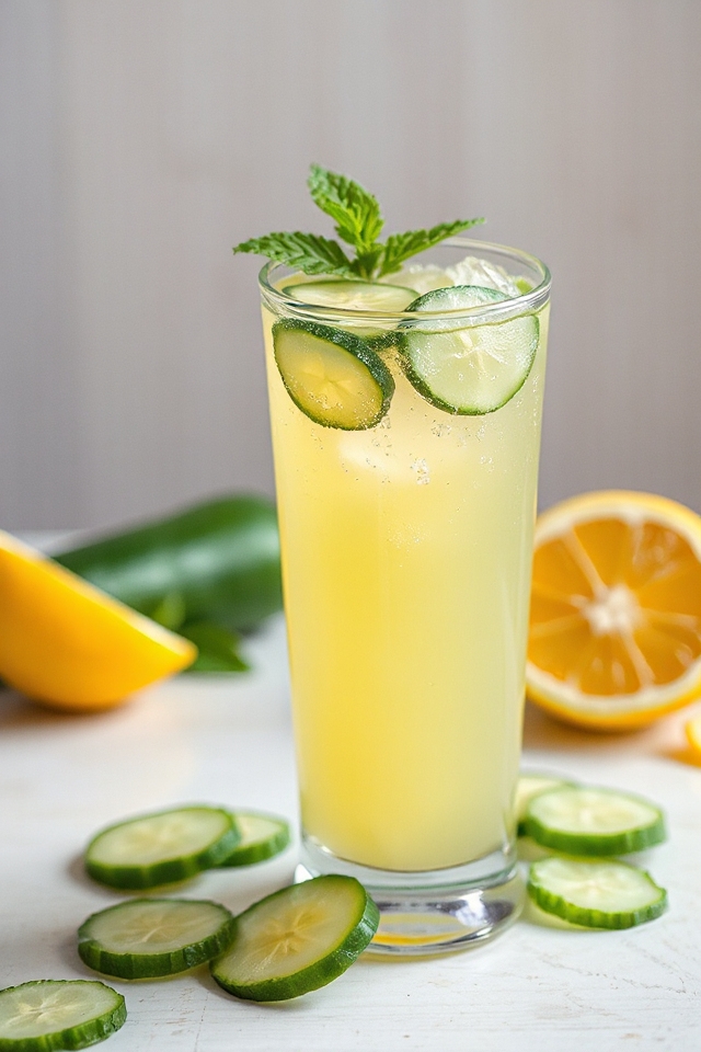 cucumber lemonade refreshing recipe