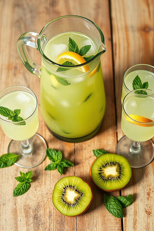 kiwi mint lemonade instructions