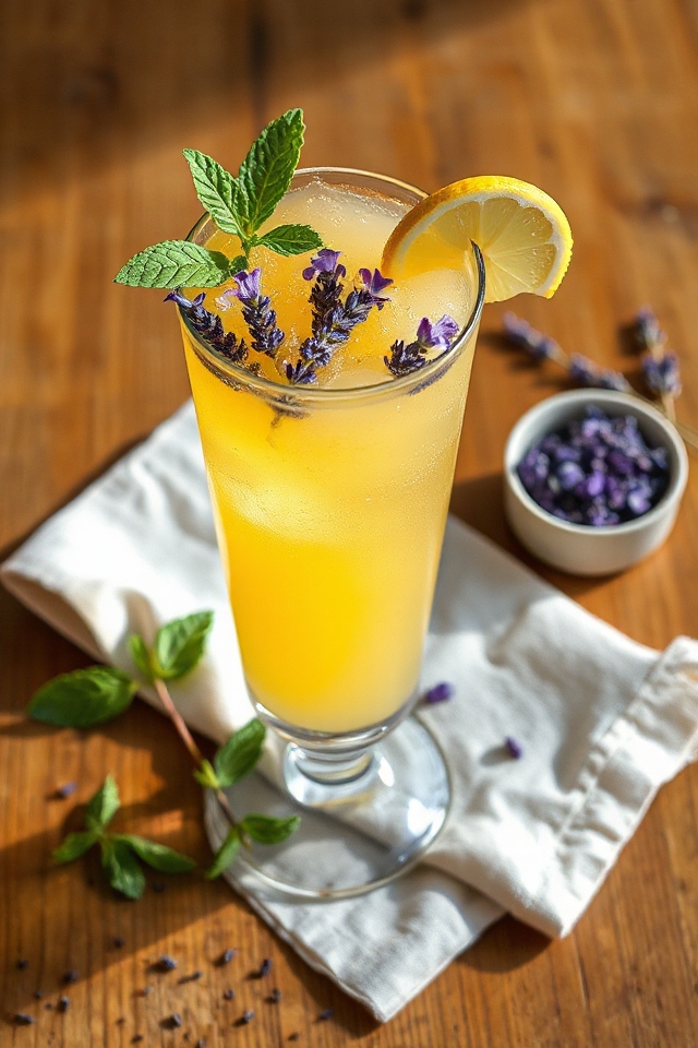 lavender infused citrus beverage recipe