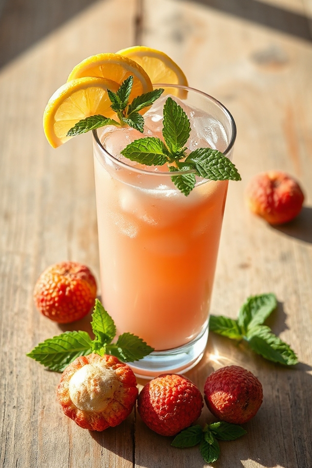 lychee lemonade refreshing drink recipe