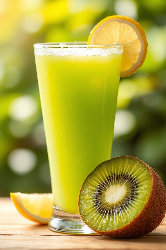 make refreshing kiwi lemonade