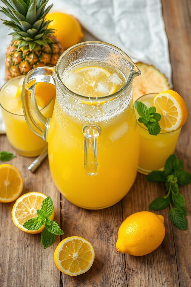 pineapple lemonade drink recipe
