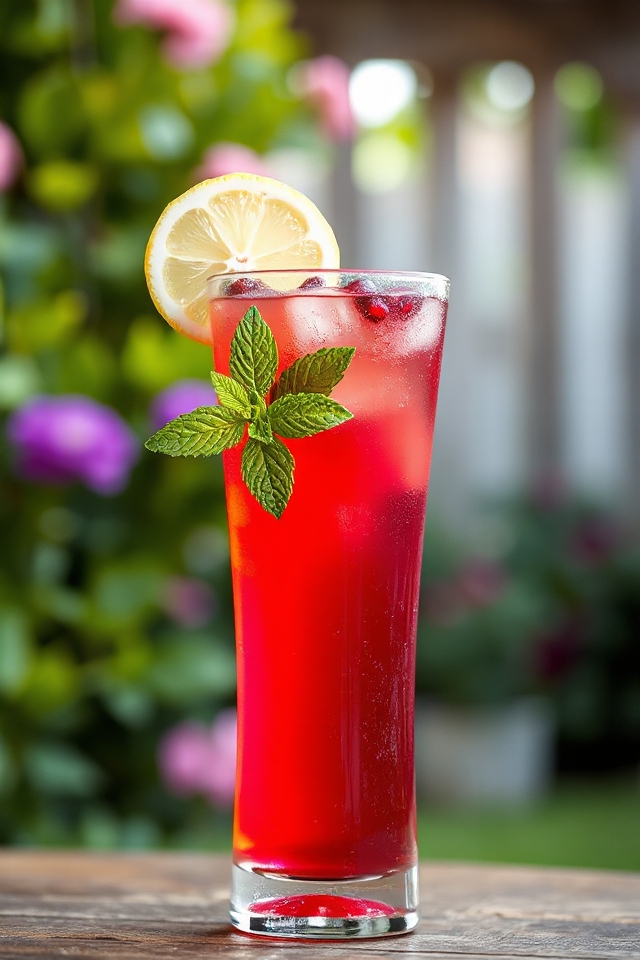 pomegranate green tea lemonade