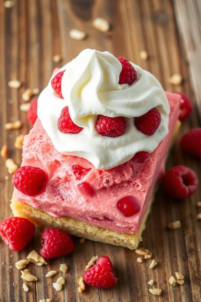 raspberry lemonade frozen treat