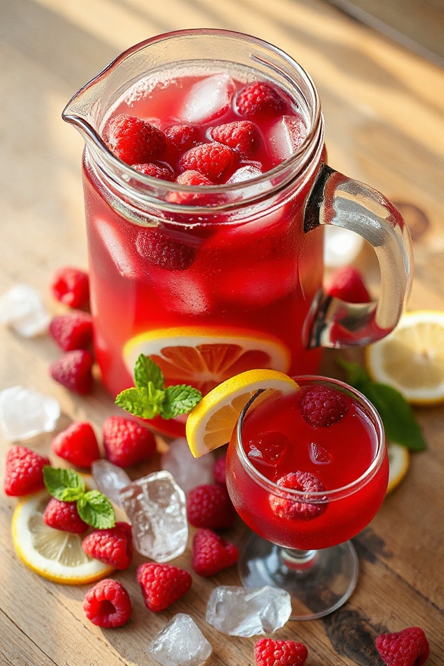 raspberry lemonade preparation guide