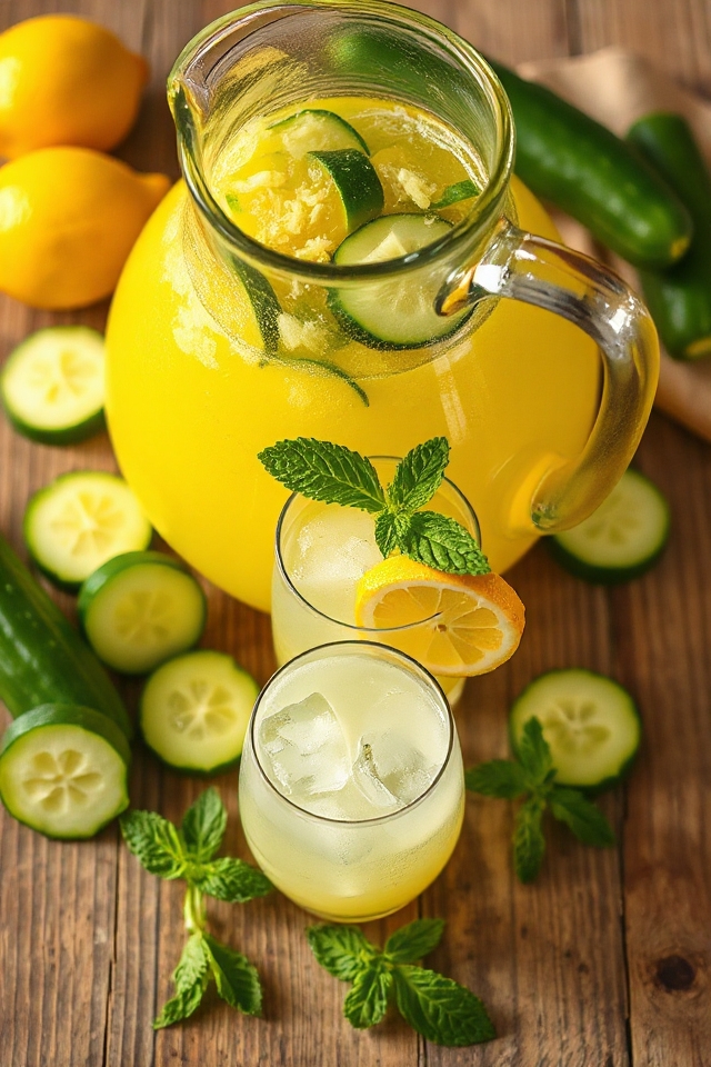refreshing cucumber lemonade recipe