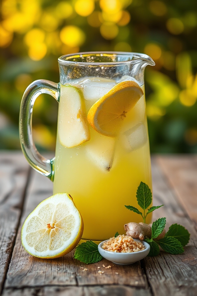 refreshing pear ginger lemonade recipe