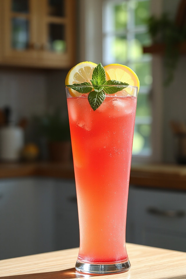 refreshing summer fruit drink