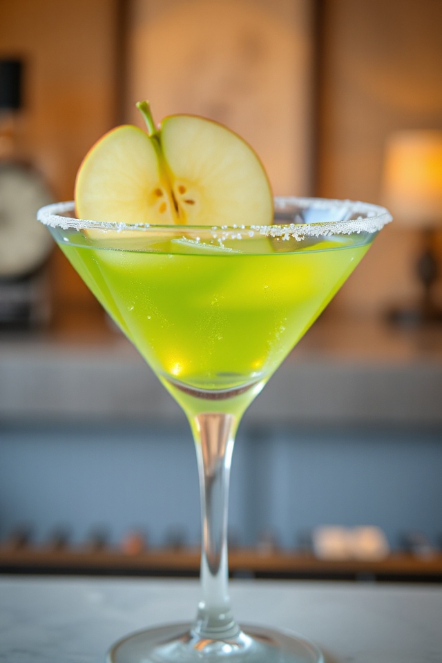 shake up a virgin appletini
