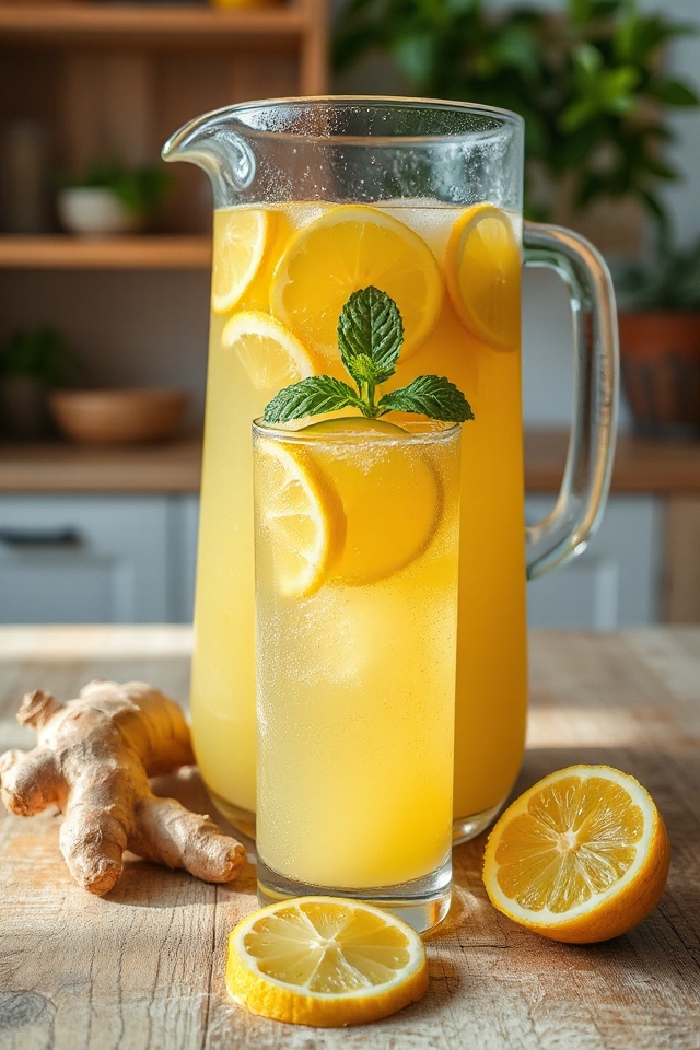 sparkling ginger lemonade recipe