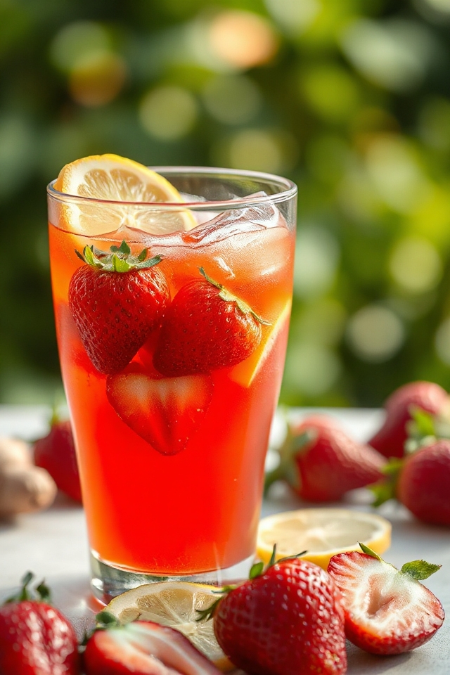 strawberry ginger lemonade recipe