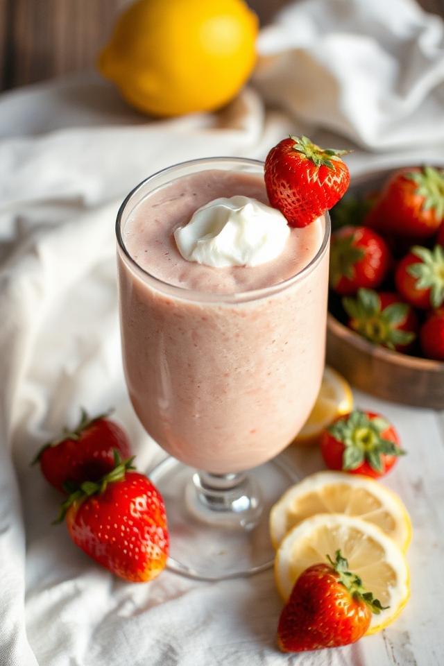 strawberry lemonade smoothie recipe