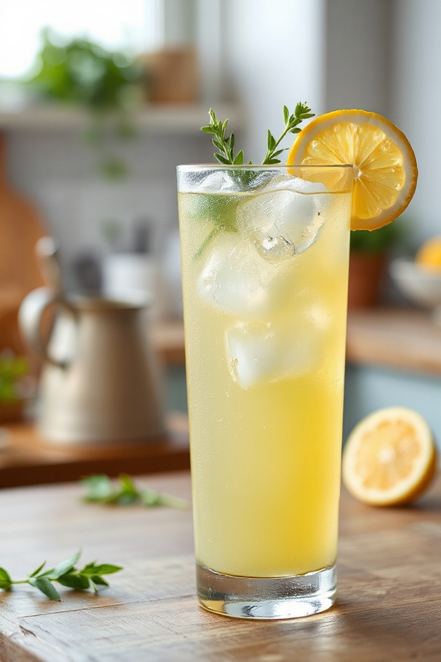 tarragon infused lemony refreshment