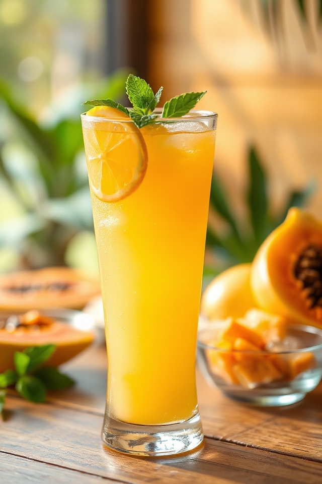 tropical papaya lemonade recipe