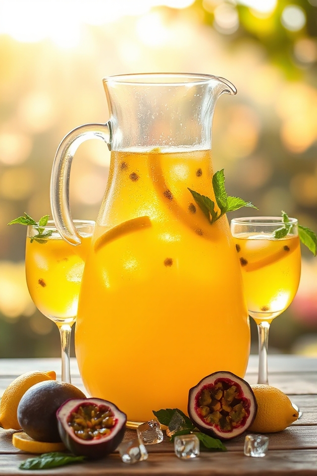 tropical passion fruit lemonade adventure
