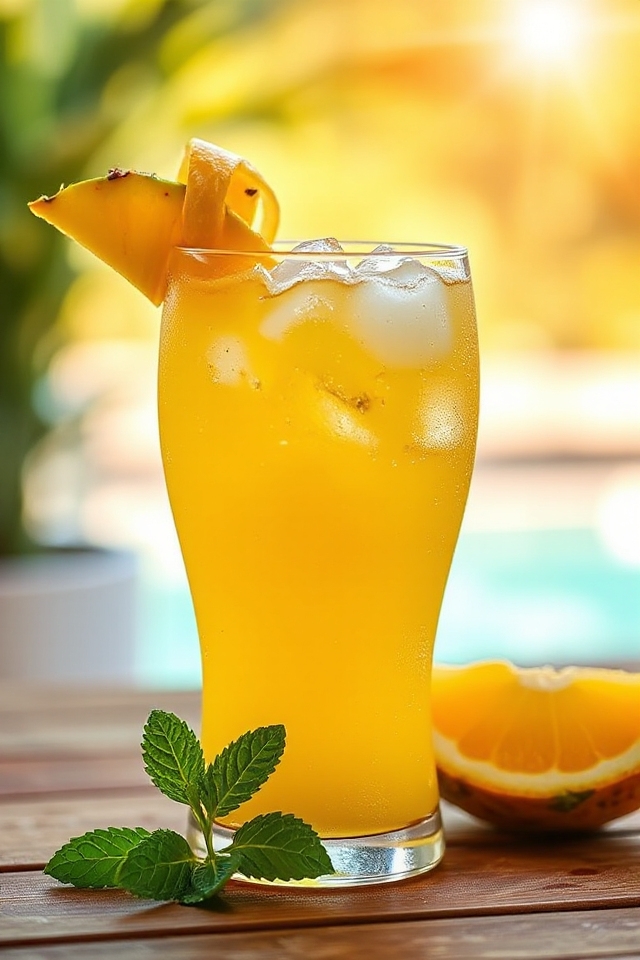 tropical pineapple lemonade delight