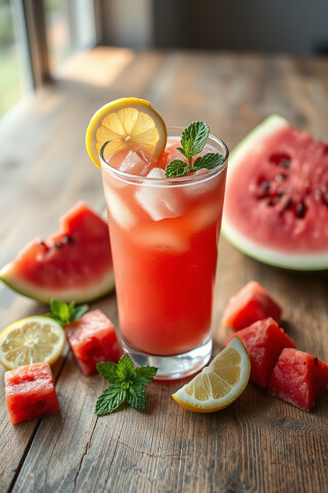 watermelon lemonade refreshing recipe